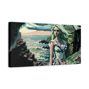 Cliff Over The Sea - Canvas Poster