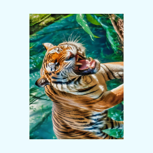 Orange Bengal - Matte Poster