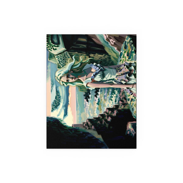 Cliff Over The Sea - Silk Poster