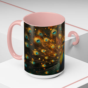 Neon Plumage - Coffee Mug - 15oz