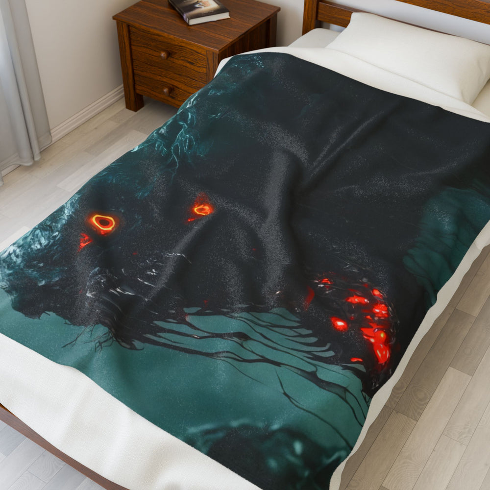 Smoky Wraith - Velveteen Plush Blanket