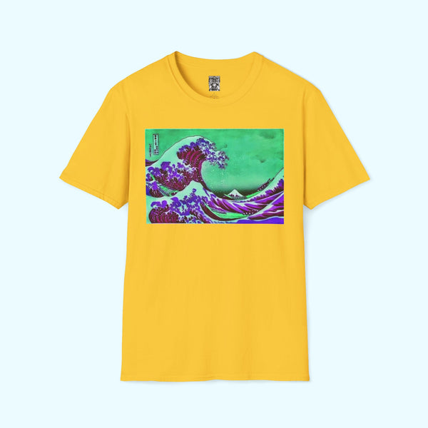 Purple Great Wave - Soft-Style Tee