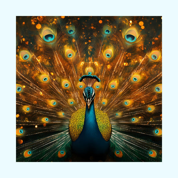Neon Plumage - Matte Poster