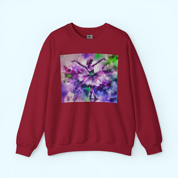 Polychrome Ballet Purple - Crewneck