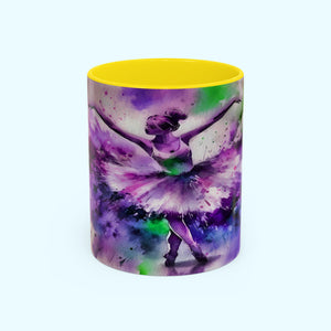Polychrome Ballet Purple - Coffee Mug - 11oz