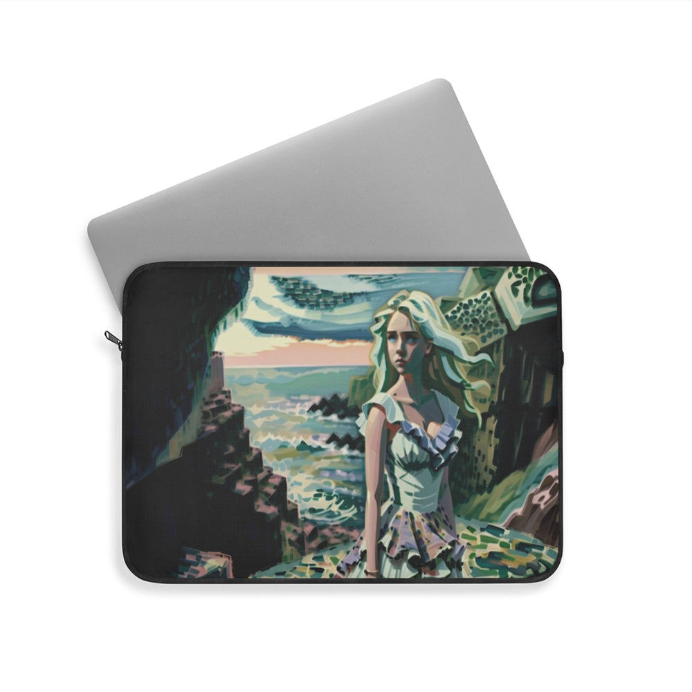 Cliff Over The Sea - Laptop Cover