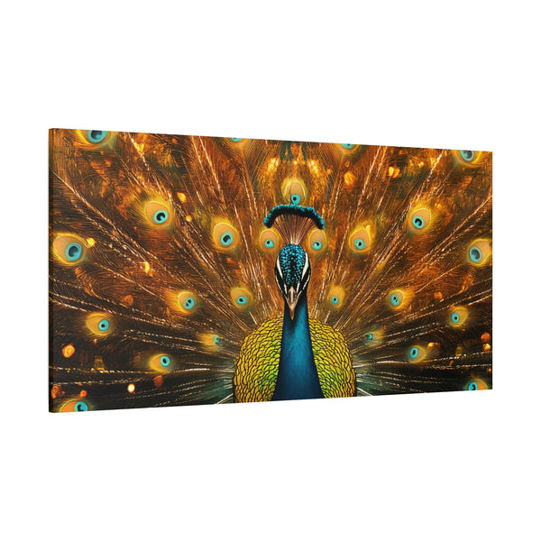 Neon Plumage - Canvas Poster