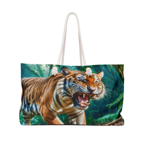Bengal - Orange & Capri - Weekender Bag