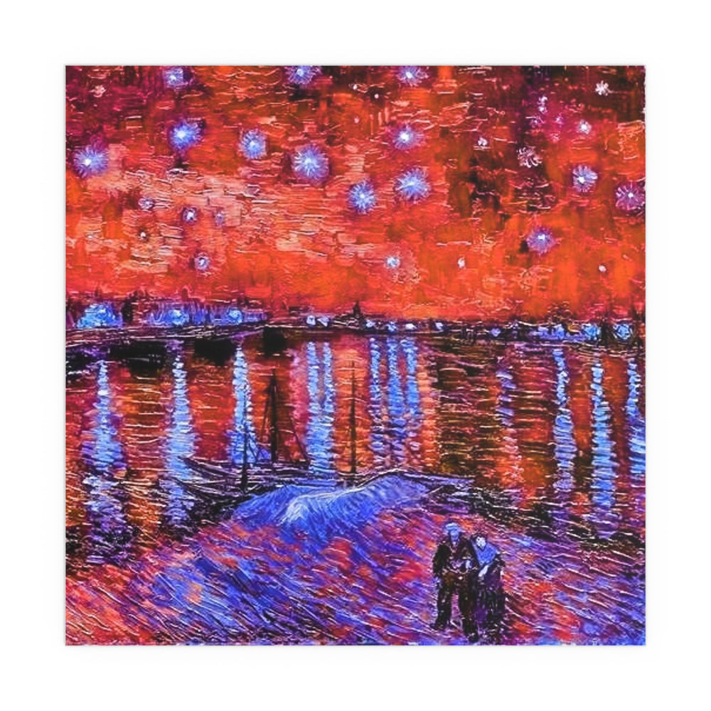 Rhone Orange - Silk Poster