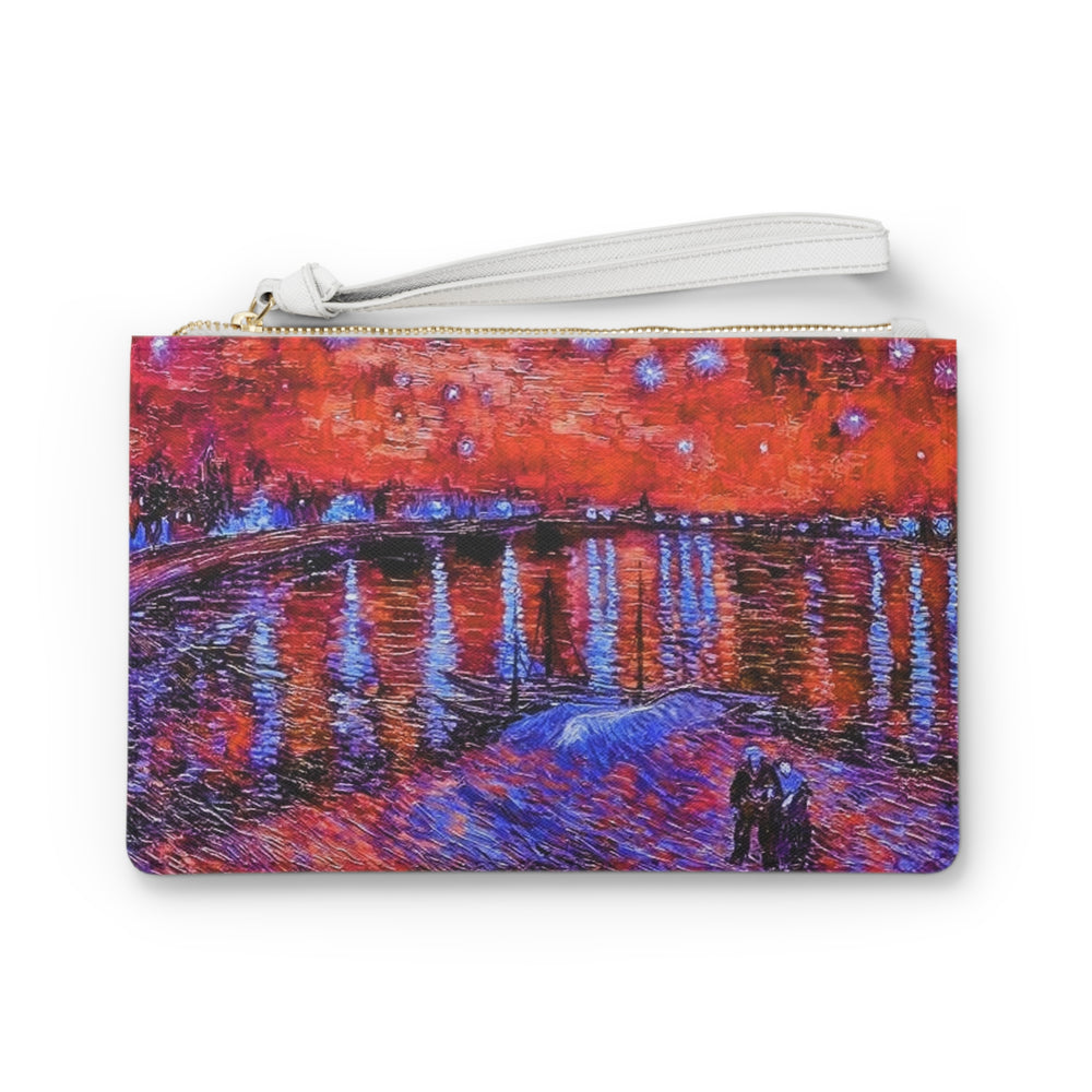 Rhone Orange - Clutch Bag
