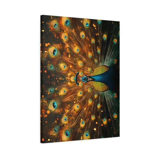 Neon Plumage - Canvas Poster