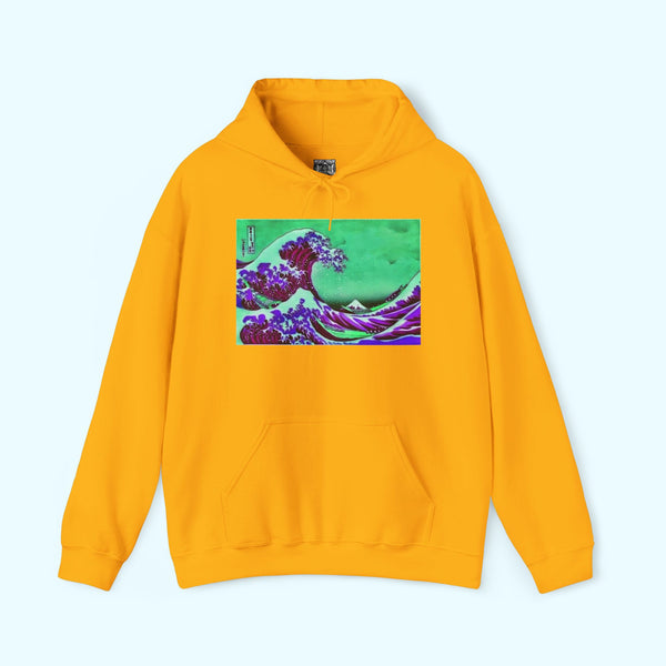 Purple Great Wave - Pullover