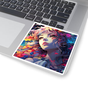 My Echoing Mind - Vinyl Square Sticker