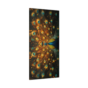 Neon Plumage - Canvas Poster