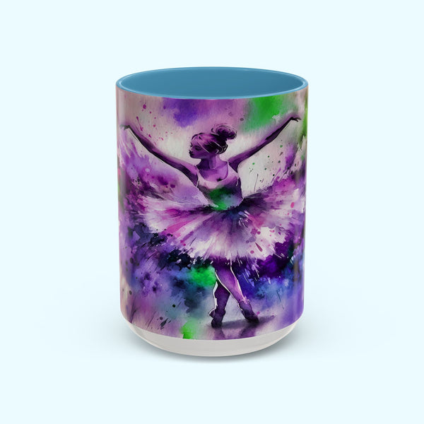 Polychrome Ballet Purple - Coffee Mug - 15oz
