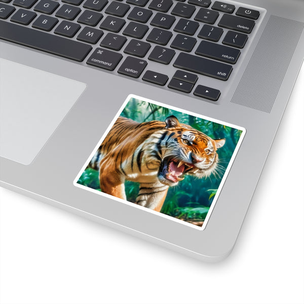 Orange Bengal - Vinyl Square Sticker