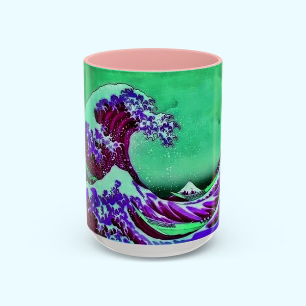 Purple Great Wave - Coffee Mug - 15oz