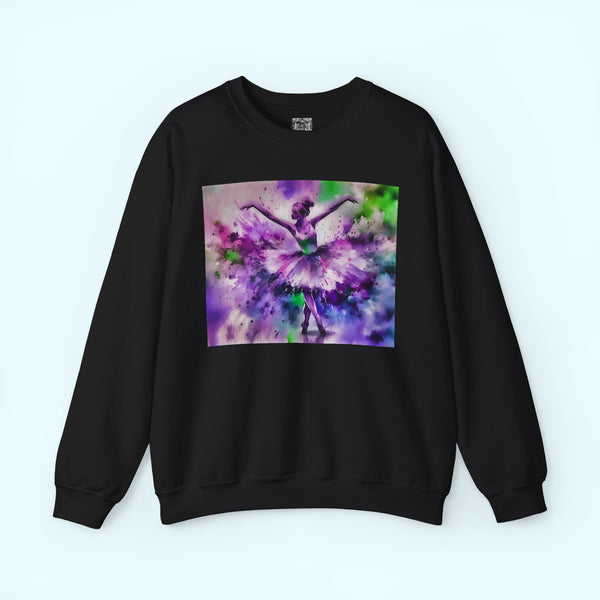 Polychrome Ballet Purple - Crewneck