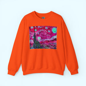 Star Night Fuchsia - Crewneck