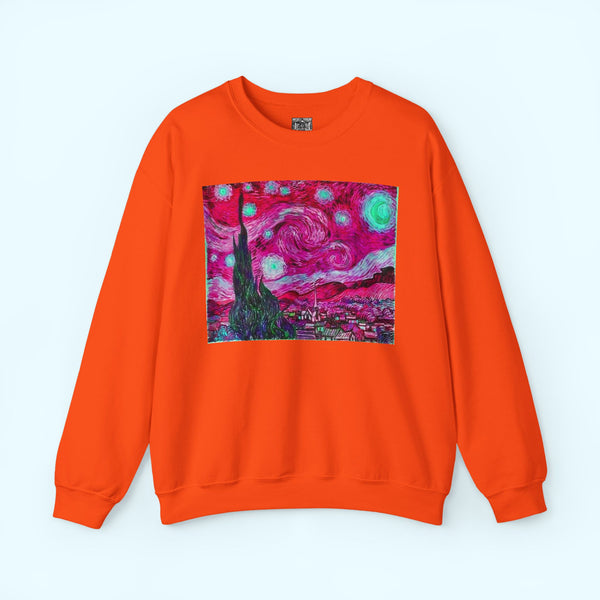 Star Night Fuchsia - Crewneck