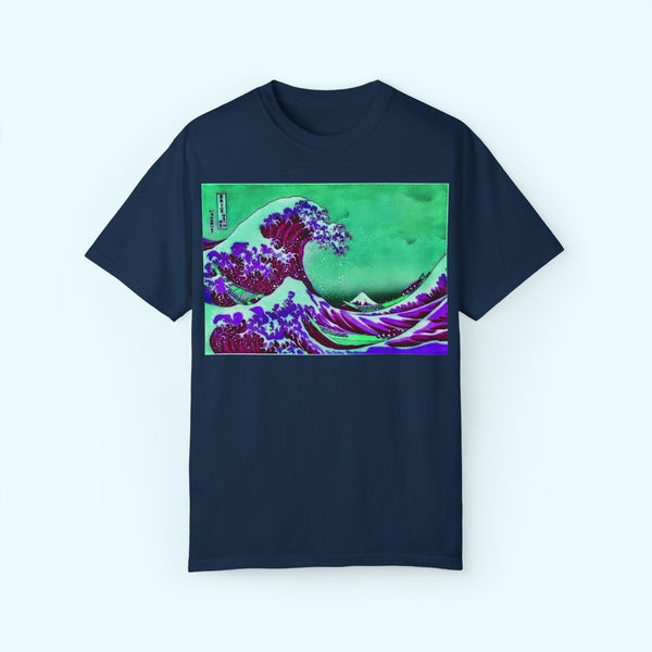 Purple Great Wave - Graphic Tee
