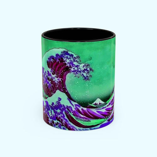 Purple Great Wave - Coffee Mug - 11oz