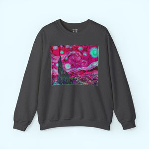 Star Night Fuchsia - Crewneck