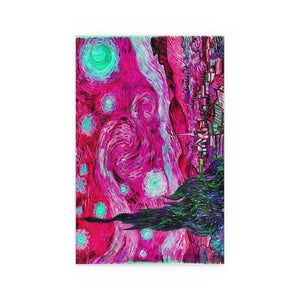 Star Night Fuchsia - Silk Poster