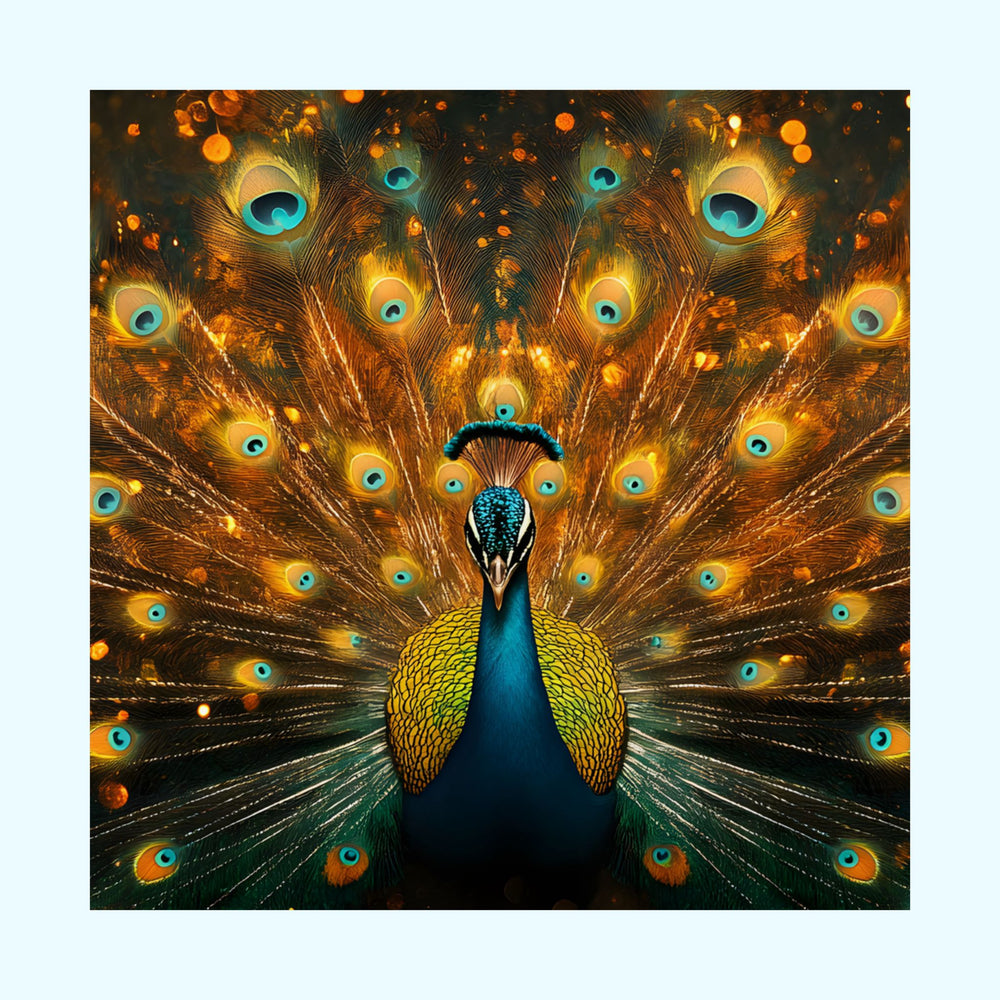Neon Plumage - Matte Poster