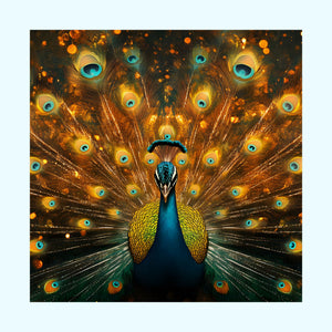 Neon Plumage - Matte Poster