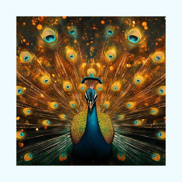 Neon Plumage - Matte Poster