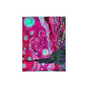 Star Night Fuchsia - Silk Poster