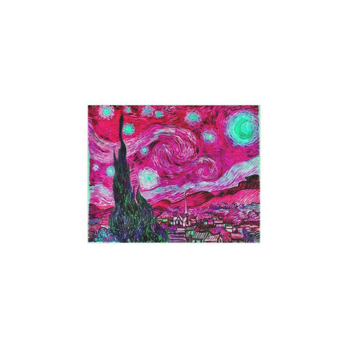 Star Night Fuchsia - Silk Poster