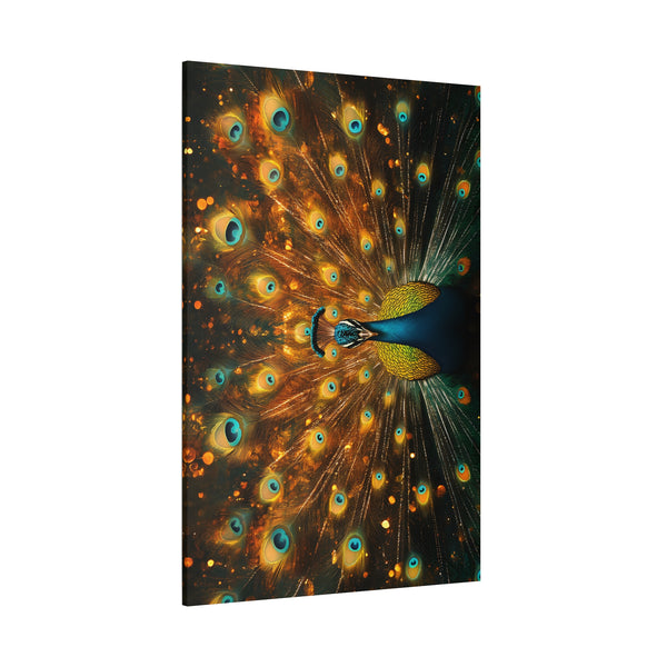 Neon Plumage - Canvas Poster