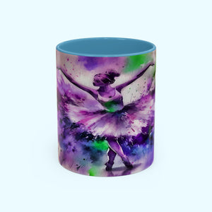 Polychrome Ballet Purple - Coffee Mug - 11oz