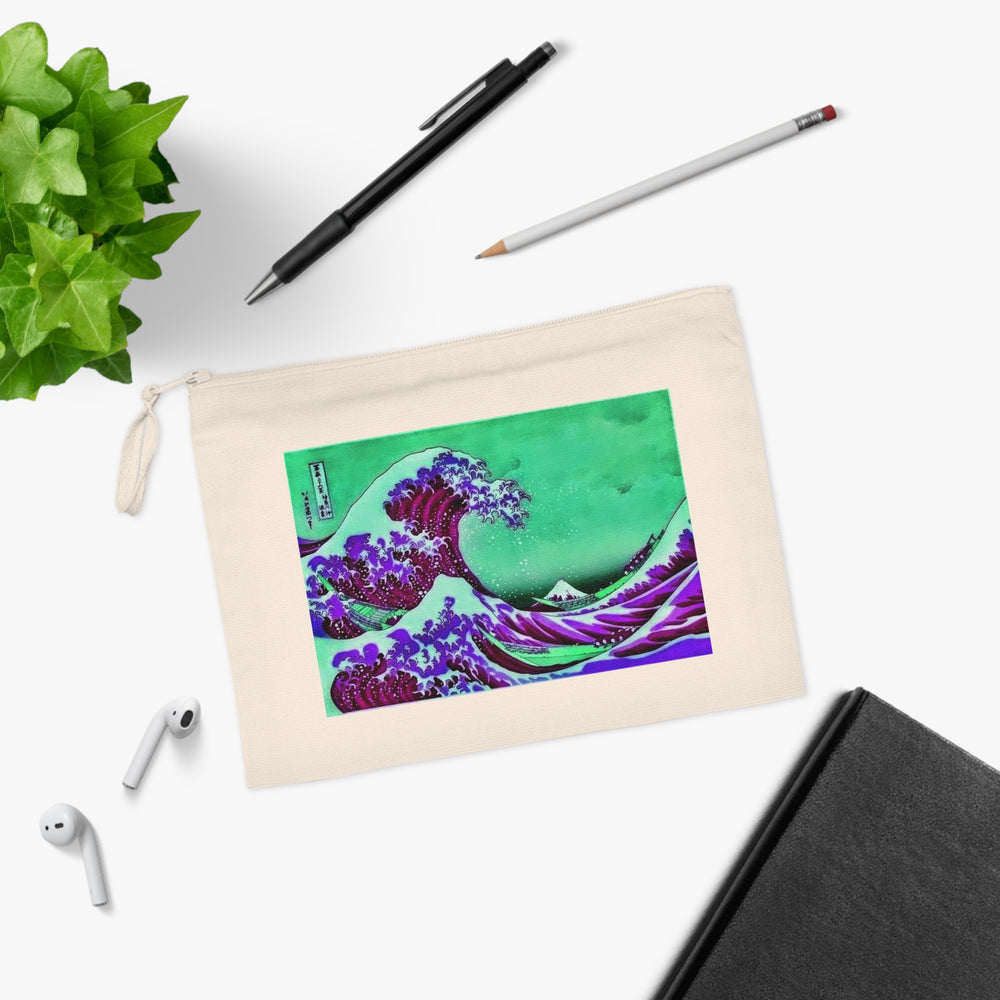 Purple Great Wave - Pencil Case