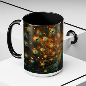 Neon Plumage - Coffee Mug - 15oz