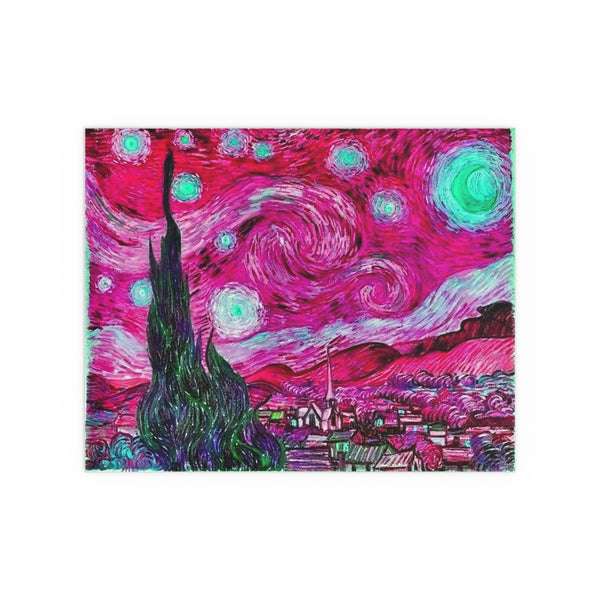 Star Night Fuchsia - Silk Poster