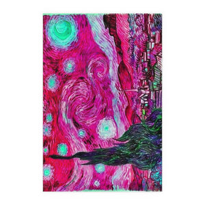 Star Night Fuchsia - Silk Poster