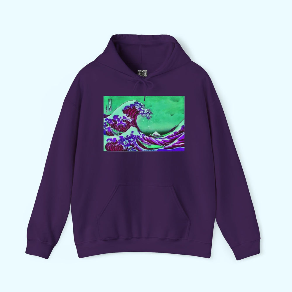 Purple Great Wave - Pullover