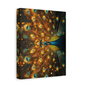 Neon Plumage - Canvas Poster