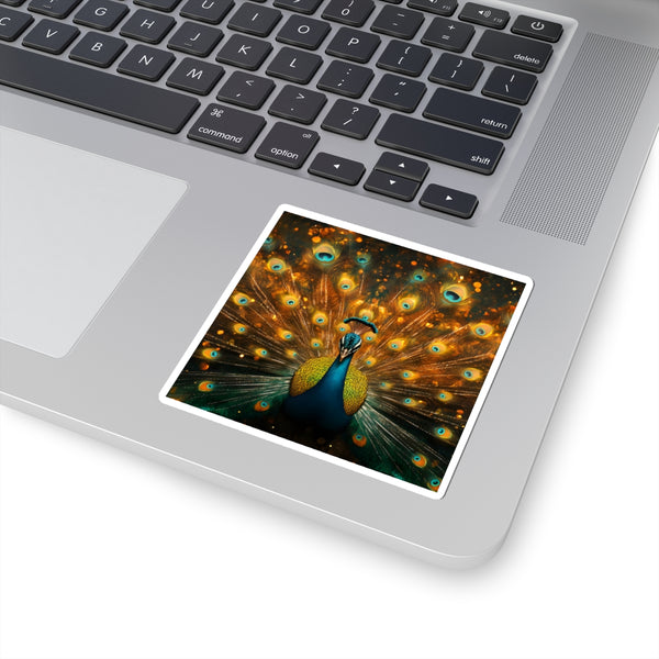 Neon Plumage - Vinyl Square Sticker