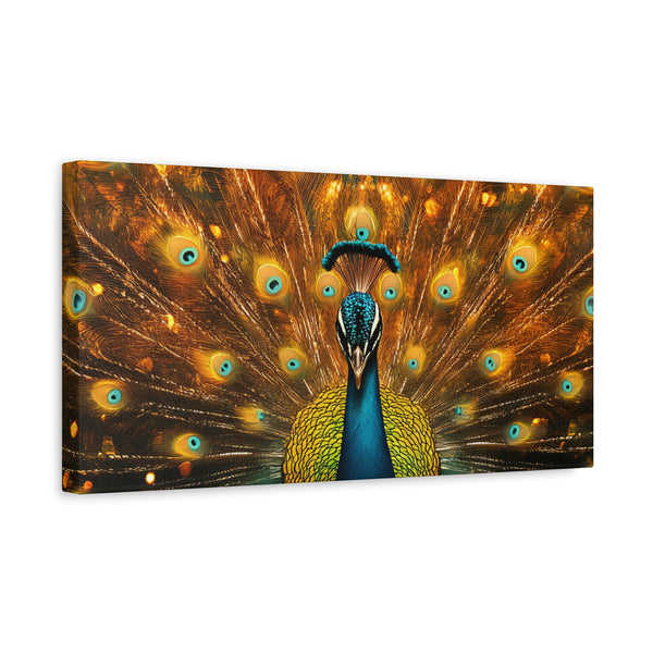 Neon Plumage - Canvas Poster