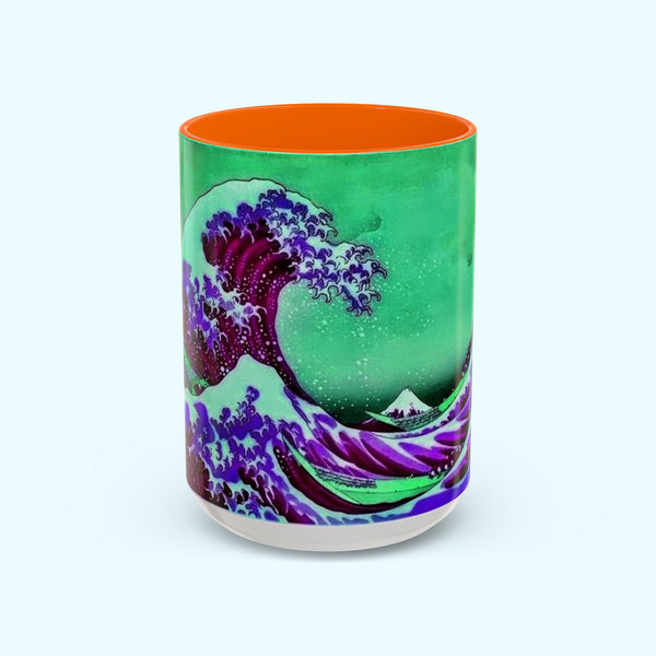 Purple Great Wave - Coffee Mug - 15oz