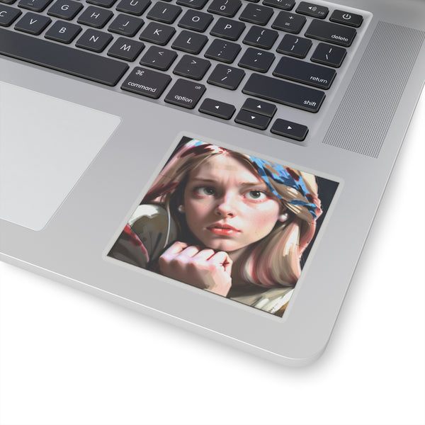 Alicia - Vinyl Square Sticker