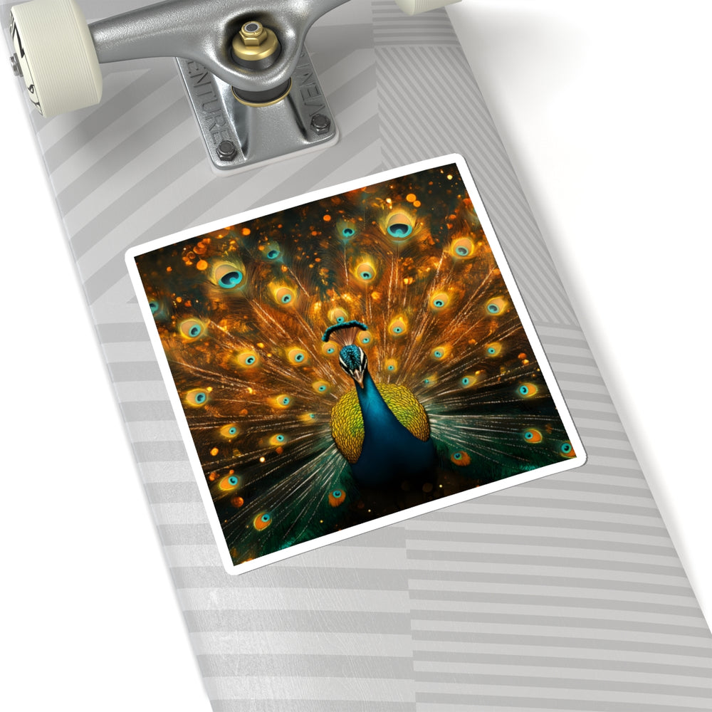 Neon Plumage - Vinyl Square Sticker