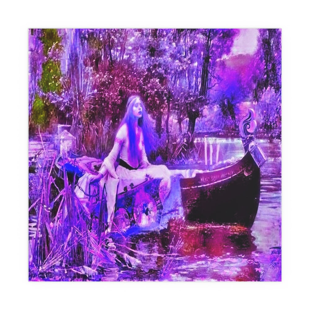 Shallot - Purple - Silk Poster