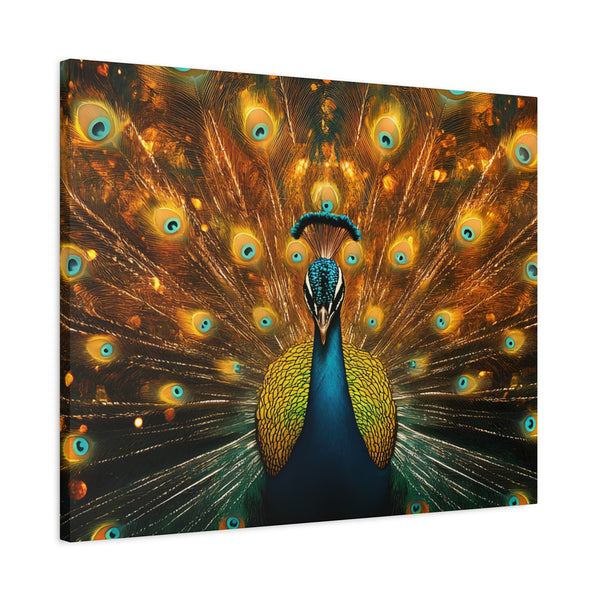 Neon Plumage - Canvas Poster