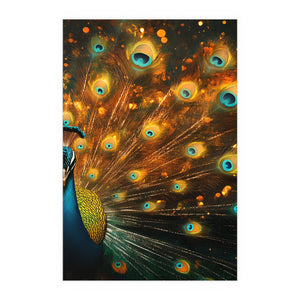Neon Plumage - Silk Poster