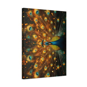 Neon Plumage - Canvas Poster